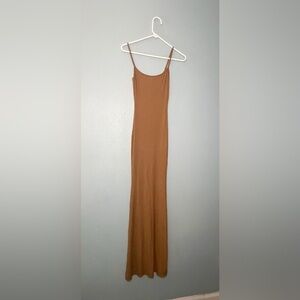 SKIMS Ribbed Tan Top